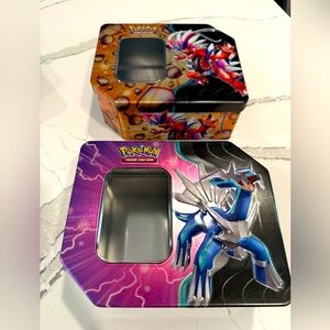 Pokémon tin boxes only
